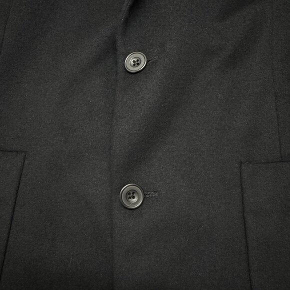 Banana Republic Men Blazer Jacket Sport Coat 44R Black Wool Blend Italy READ - Picture 6 of 12